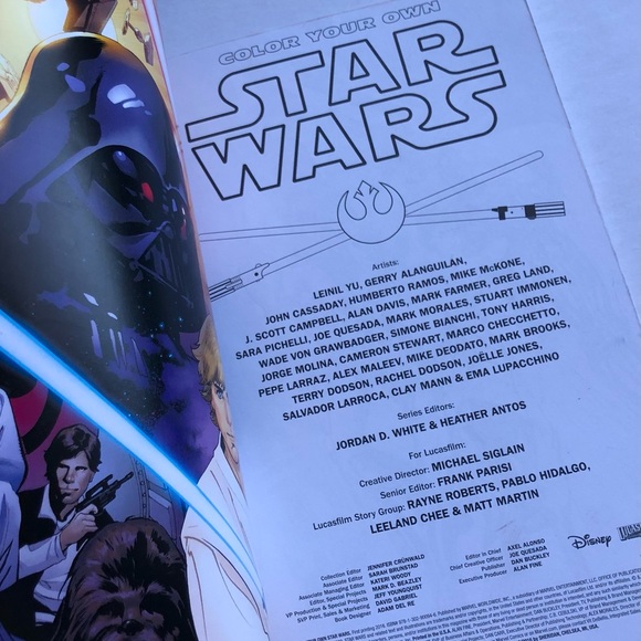 NEW Star Wars Adult Coloring Book  Marvel Disney + Mini Puzzle NEW - Picture 10 of 16